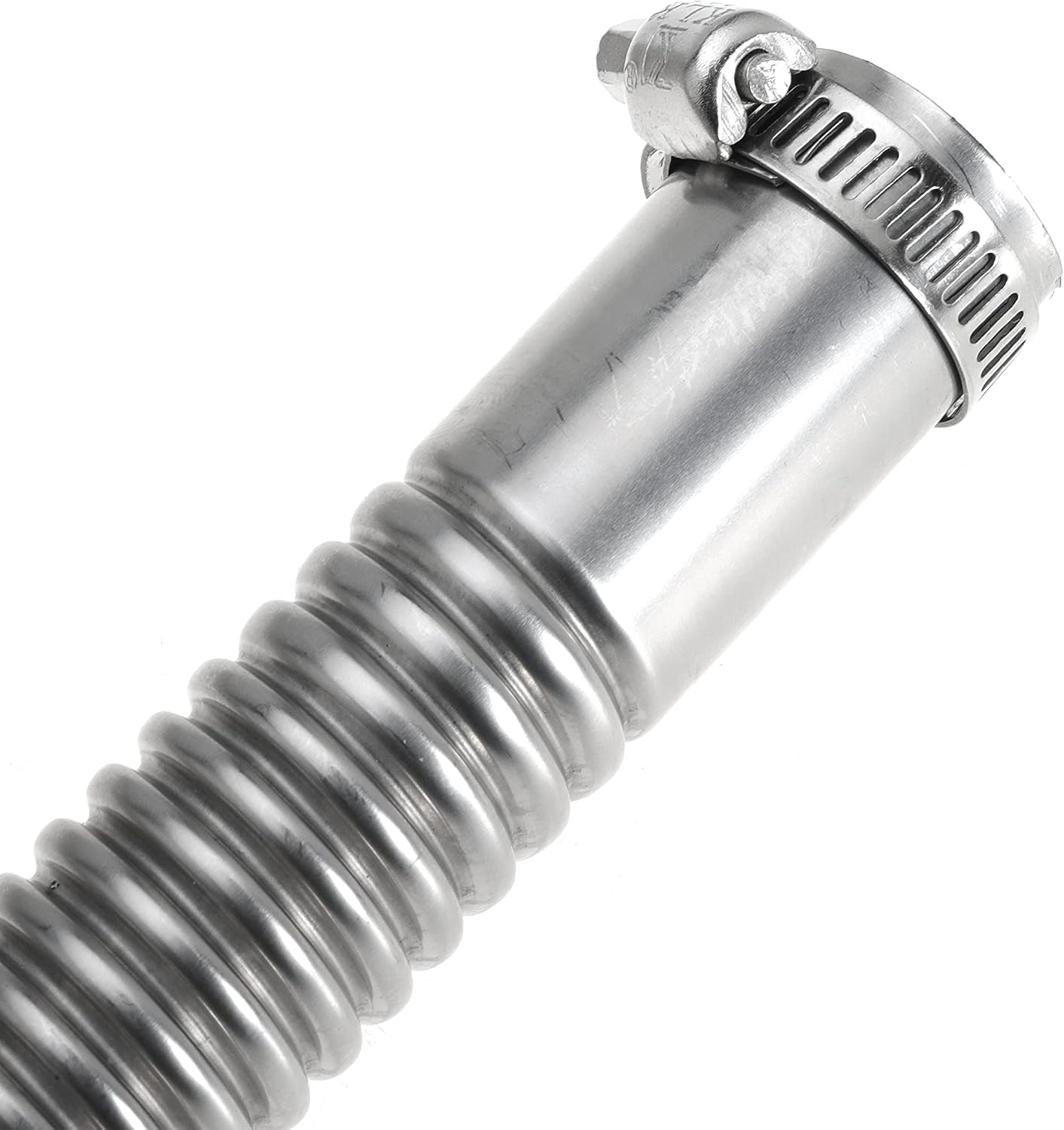 120cm 24mm Exhaust Pipe for Diesel Heater, 1 Inch ID Generator Exhaust Extension with Clamps for Parking Air Heaters (Single Wall)