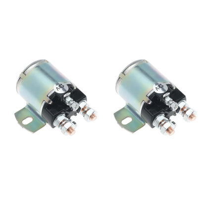 12V Starter Solenoid for Yamaha G2 G8 G9 G11 G14 G16 G20 Gas Golf Cart 1985-2002 4 Terminal Solenoid Replaces JF2-H1950-00 JR3-H1950-00 J38-81950-01 2PCS