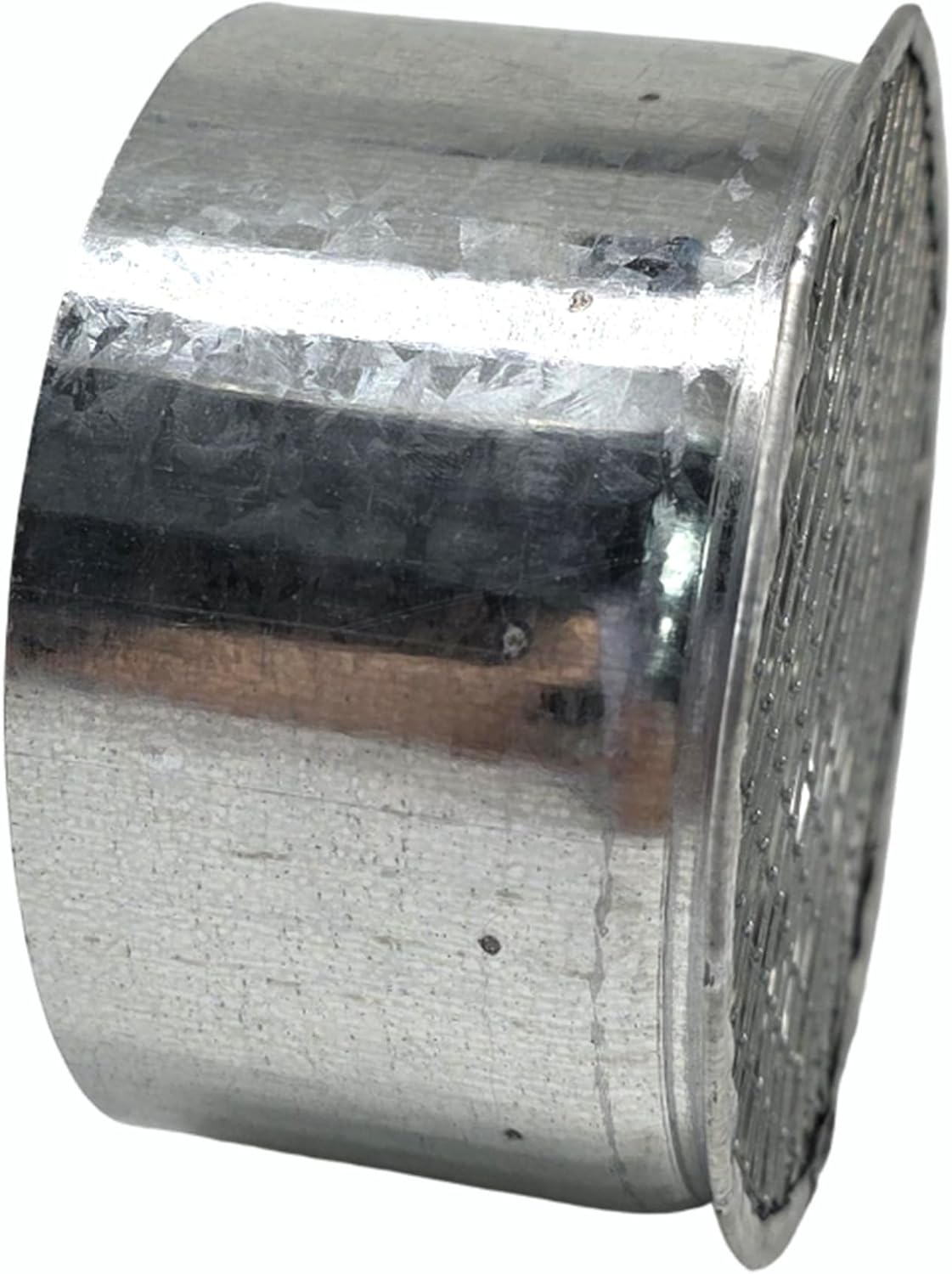 4 in Galv Steel Outside Dryer Vent Cover Weatherproof Hood w/Mesh Screen | Rustproof galvanized steel vent cover blocks rain & wind. Built-in mesh stops birds & mice. Fits standard 4" ducts easily