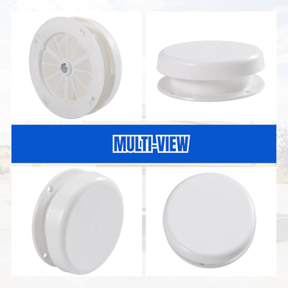 RV Roof Mushroom Vent Cover Plumbing Vent Cap Waterproof for Camper Trailer Ceiling Ventilator for Improved Airflow Heat Reduction, 2Pack