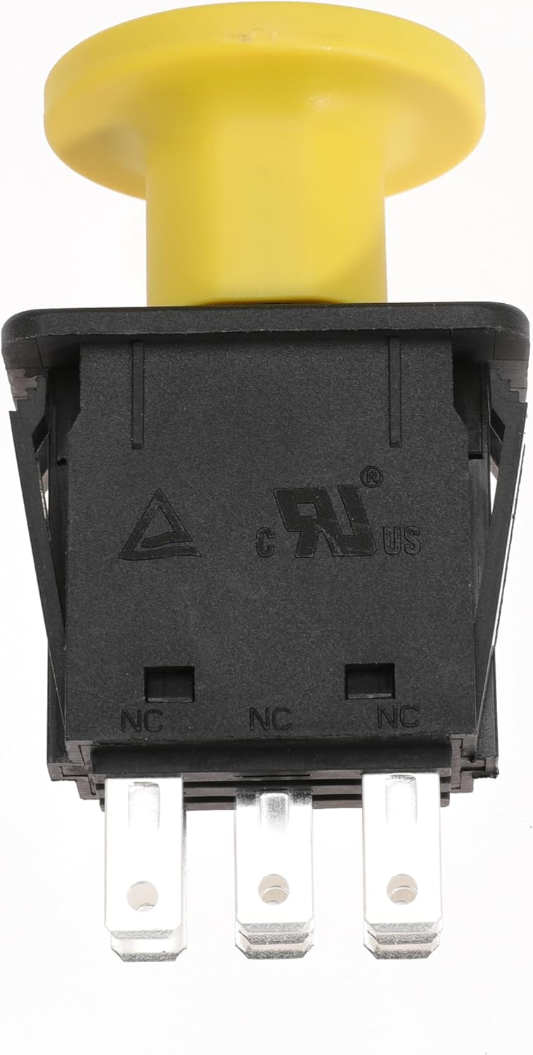 Clutch PTO Switch 7 Terminals for Cub Cadet for MTD for Troy-Bilt for Delta Compatible with 725-3233, 725-3233A, 925-3233, 925-3233A, 6201-308, 6204-308, ZTR, XT2, RTZ, ZT1, 1527, 1525, 1515, 10 AMP