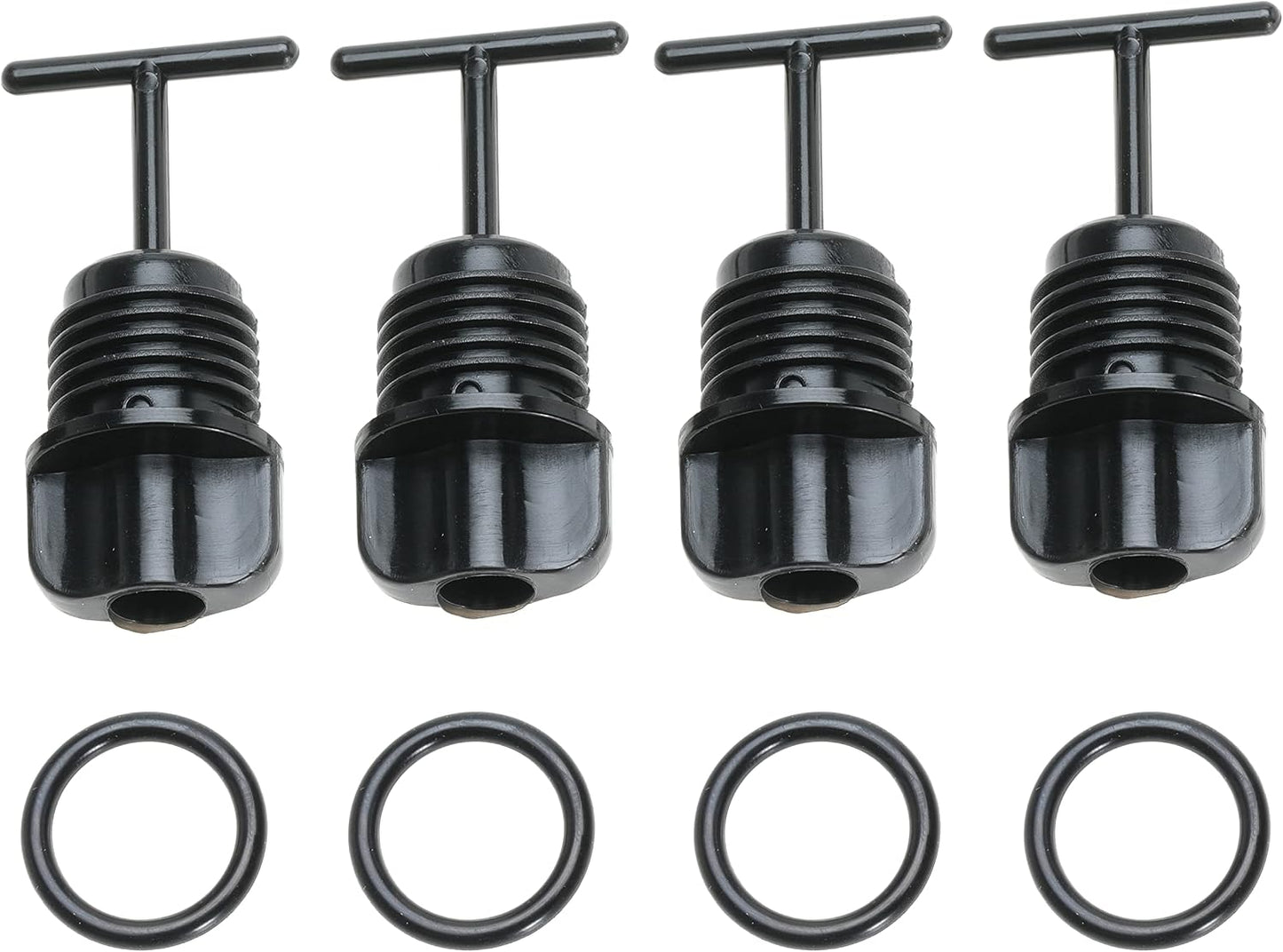 Drain Plug and O-Ring for Yamaha Wave Runner FX Cruiser GP SUV VXR Venture Blaster Jammer Raider XLT XL 500 650 700 760 800 1100 1200 1300 Replace EU0-62282-00-00 EU0622820000, 4 Pcs