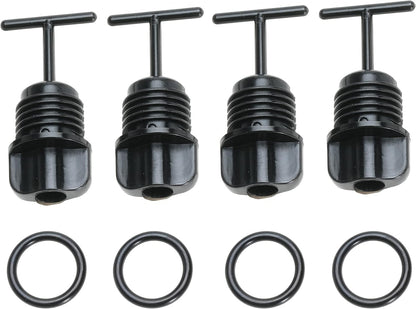 Drain Plug and O-Ring for Yamaha Wave Runner FX Cruiser GP SUV VXR Venture Blaster Jammer Raider XLT XL 500 650 700 760 800 1100 1200 1300 Replace EU0-62282-00-00 EU0622820000, 4 Pcs