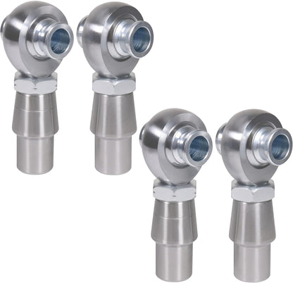 1/2" Heim Joints Rod End Kit Thread 0.5" Chromoly Heim Joints Suspension Kit Right and Left Hand Traction Bars Steering Kit with Jam Nuts (1 set-1/2 inch)