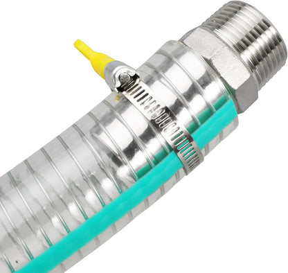 Fryer Drain Extension Hose for Bayou Classic 1" Valve Connectors 700-602, 700-701, 700-725, 700-709, 700-704, Deep Fryer Oil Drain (Pack of 2)