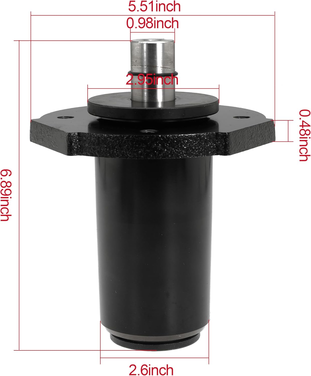 Spindle Assembly Replace 59202600 58810800 for Ariens Gravely Replace 59215400 | For Master 152Z 252Z 260Z 272Z 320XDZ 44Z, For Pro Turn 252 260 272, For Zero Turn 48 Inch Deck