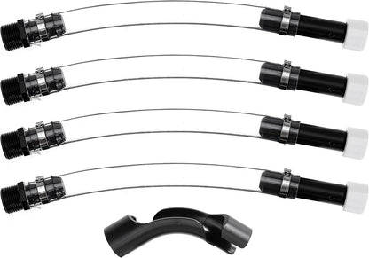 Fuel Filler Jug Hose for Racing Fuel Replace 3044 for Jegs Jugs for LC2 Jugs for Scribner Jugs for 3/5/5.5 Gallon Gas Can with Hose Bender