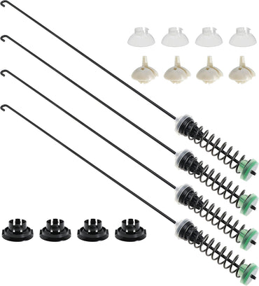 W11130362 Washer Suspension Rod Kit Fit for Whirlpool for May-tag for Kenmore for Amana Washing Machines Replace 11022352510 WTW5000DW2 MVWC565FW0 WTW5000DW0