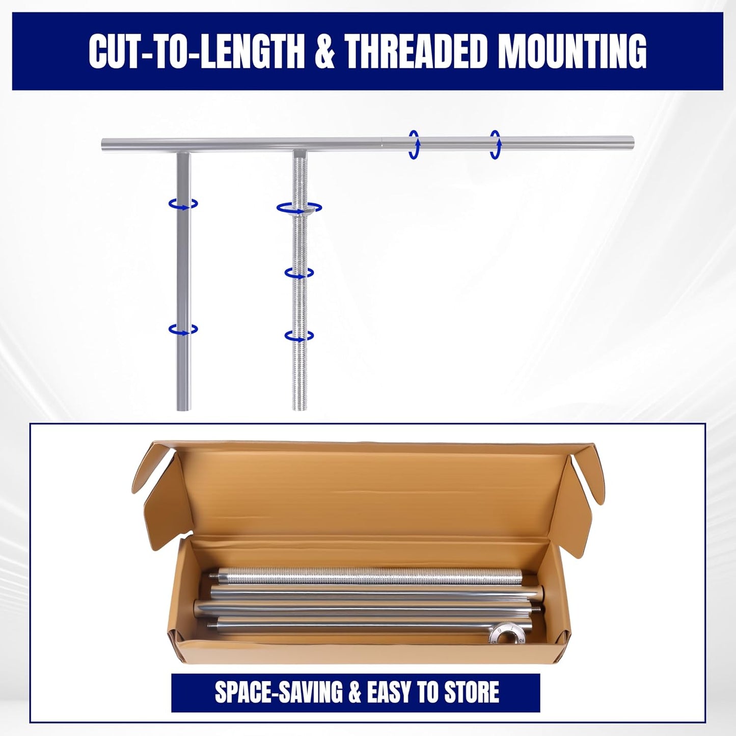 Support Extended Bar Fits T-8 T-7 T-4 T-3 and Older Models for Tormek Sharpening Machine, with Micro Adjust Scale(Portable, 1 pack)