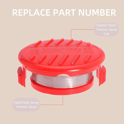 CMZST065 String Trimmer Replacement Spool Line for Craftsman CMCST900 CMESTA900 CMESTE920 CMCST98020 CMCST915 CMEST913 30Ft 0.065inch
