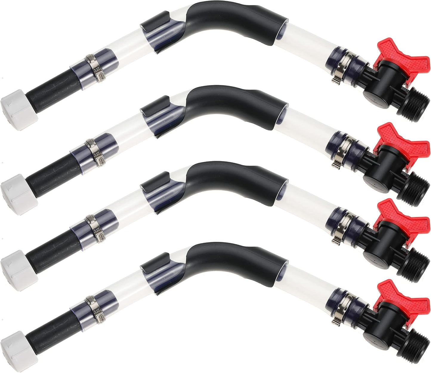Jegs Fuel Filler Kit - LC2 Jugs with Ball Valve Hose, Bender for Scribner Fuel Tank