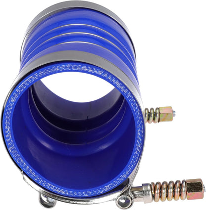 3 Inch Silicone Charge Air Cooler Hump Hose Boot Set 3" X 6" with T Bolt Clamp Blue (Hose-3060-BU)