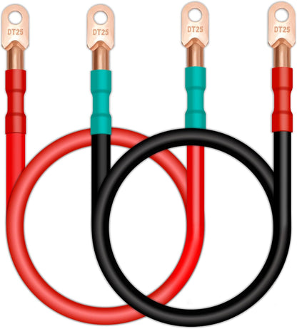 4 AWG Golf Cart Battery Cables for EZGO TXT 1994-UP 36V/48V 4 Gauge Pure Copper Wire