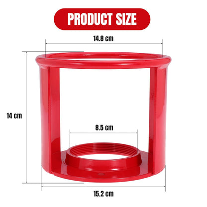 Acetylene Cylinder Regulator Safety Cap Protector, 3-1/2 x 12 Inch Fine Thread Safety Collar for Acetylene Tank, Valve Protector Cover for Pressure Gas Cylinders, 1 Pack