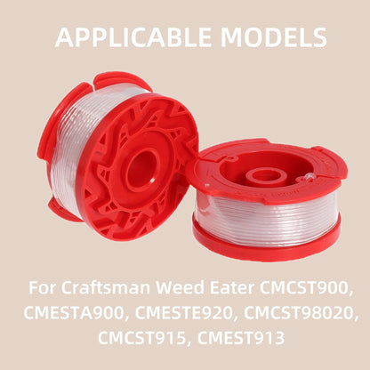CMZST065 String Trimmer Replacement Spool Line for Craftsman CMCST900 CMESTA900 CMESTE920 CMCST98020 CMCST915 CMEST913 30Ft 0.065inch
