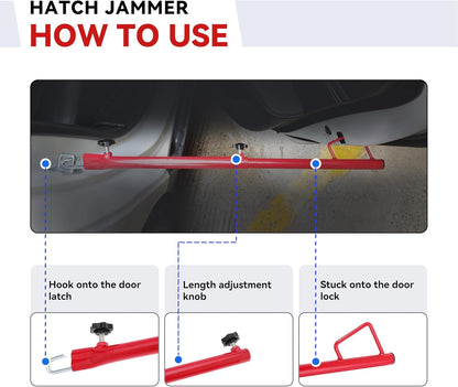 Hatch Jammer Auto Body Repair Tools Retractable Support Rod Holder