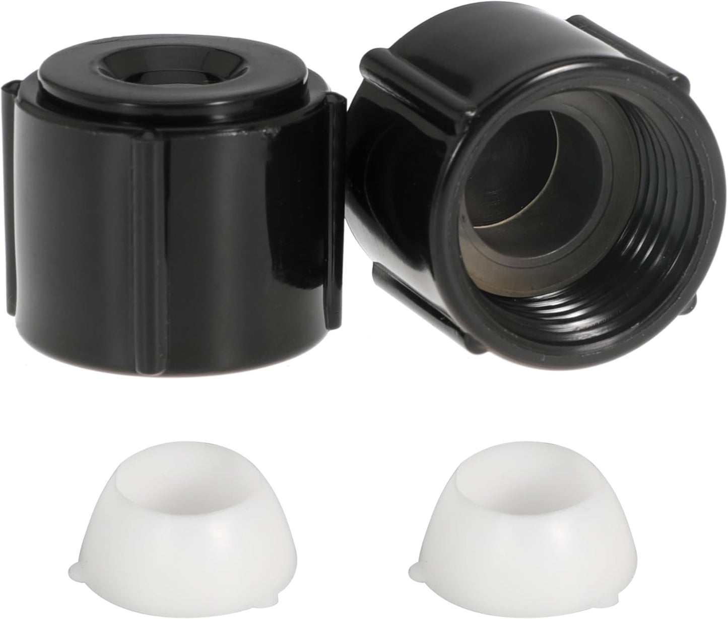Low Point Drain Caps and Seals for RVs Campers Trailers 1/2 Inch RV Hot and Cold Water Lines 1/2″ (Set of 2)