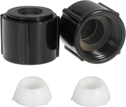 Low Point Drain Caps and Seals for RVs Campers Trailers 1/2 Inch RV Hot and Cold Water Lines 1/2″ (Set of 2)