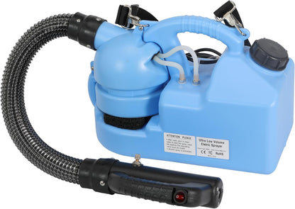 4.5L Electric ULV Fogger Sprayer 1.2 Gallon Portable Cold Mist Machine Spraying 30ft Spray Distance for Home, Yard, Garden, Patio, and Large Indoor Outdoor Spaces, 1 Pack