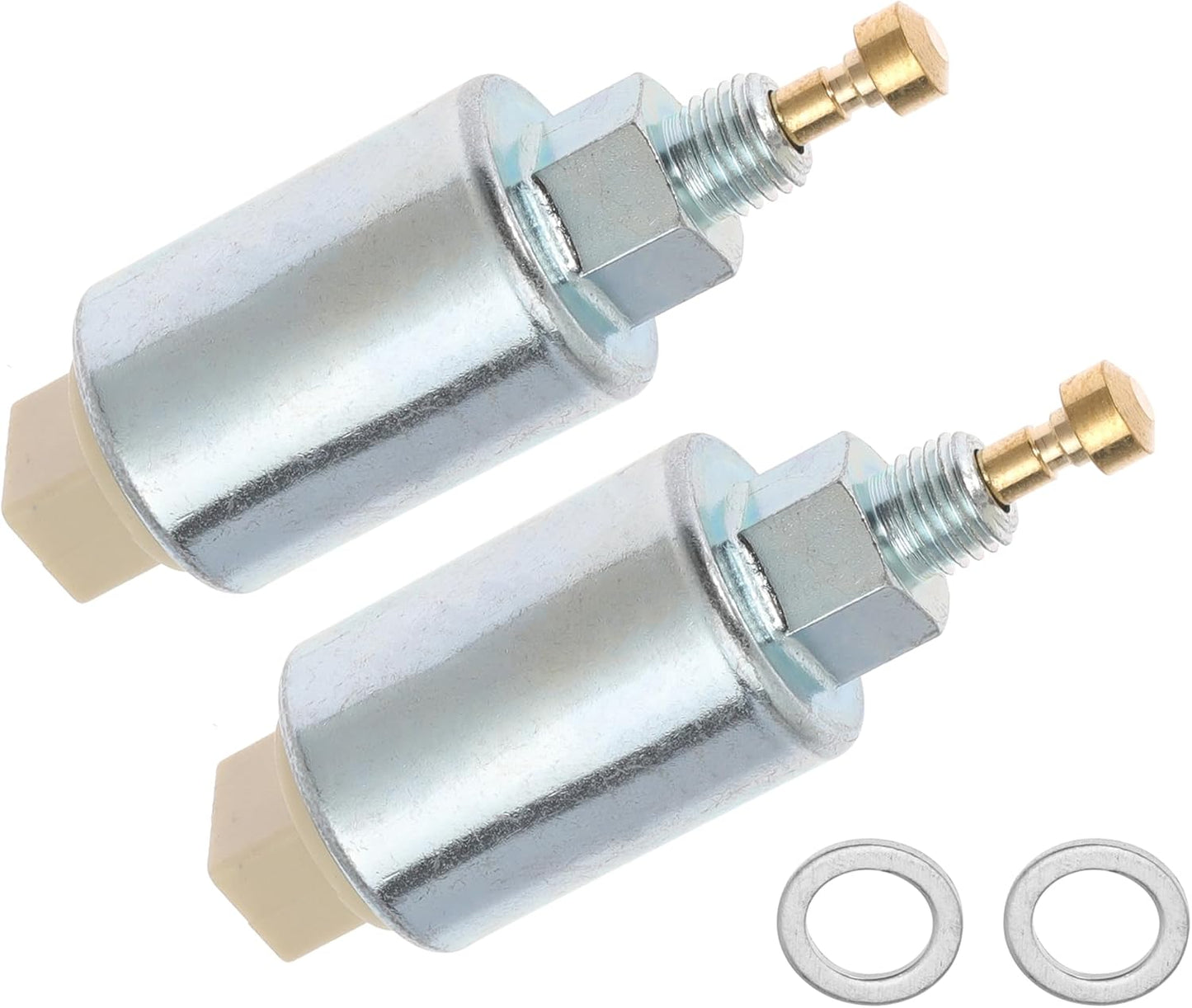 Carburetor Fuel Solenoid Replace 499161 498231 496592 695423 699915 699916 699878 794572 796109 799728 Carb Solenoid For Craftsman For John Deere Lawn Mower (Solenoid-0699-2)