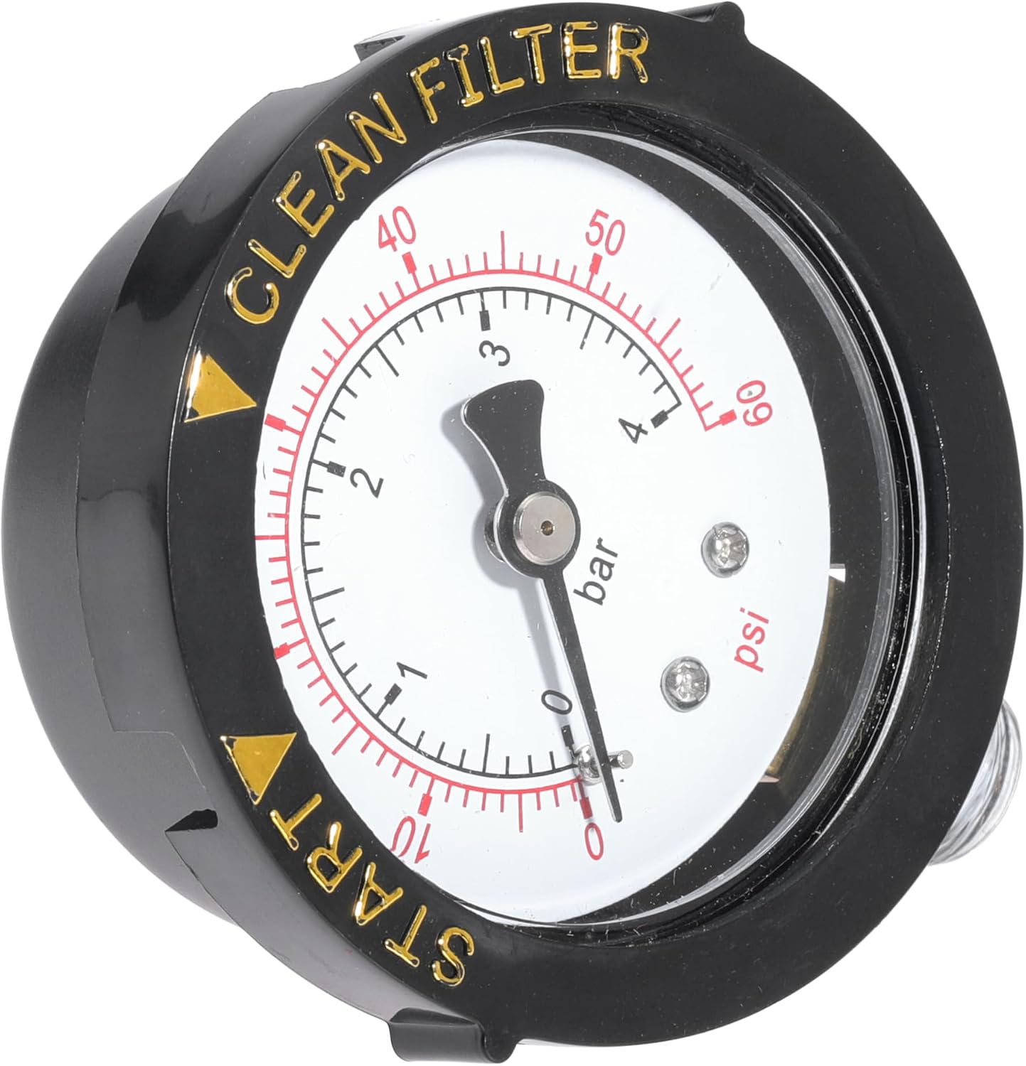 98209800 High Flow Manual Air Relief Valve Pool Filter Air Relief Valve for Predator Pool Filters with Clips O-Rings Gauge Plug Pressure Gauge 1PC