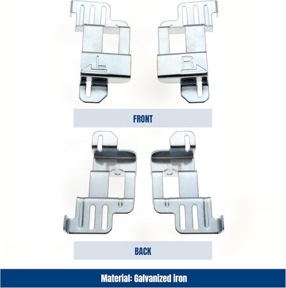 24 Inch Stacking Kit Replaces SK-DH Laundry Stack Bracket for Sam-sung 24 in. Wide Front Load Washers and Dryers, Set of 2