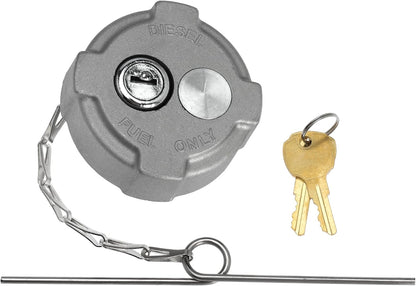 2 1/4 Inch Locking Fuel Cap, Locking Fuel Tank Attachments for Ford 650 750 for Hino 268 Box Truck Replace FTA-C02, FTA-N-04, FTA-N6-16