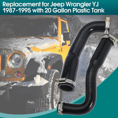 Replacement 52040079 Fuel Filler Hose for Jeep Wrangler YJ 1987-1995 Replaces 52040081