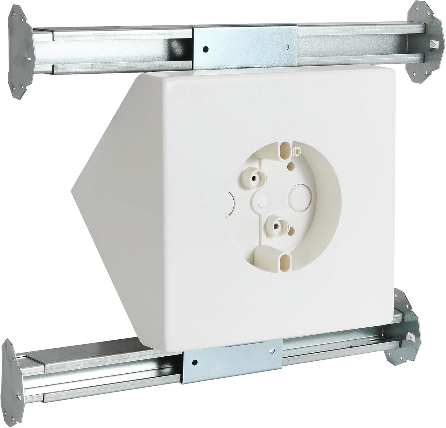 Ceiling Fan Light Fixture Mounting Box Fan Mounting Bracket FB900 Ceiling Fan Angle Mount for Cathedral Ceiling Angles of 80°and Up with Metal Bracket