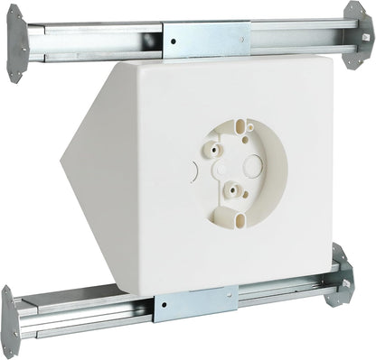Ceiling Fan Light Fixture Mounting Box Fan Mounting Bracket FB900 Ceiling Fan Angle Mount for Cathedral Ceiling Angles of 80°and Up with Metal Bracket
