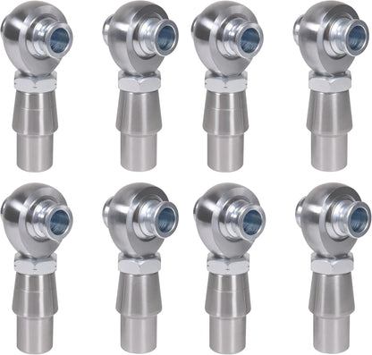3/4" Heim Joints Rod End Kit Thread 0.75" Chromoly Heim Joints Suspension Kit Right and Left Hand Traction Bars Steering Kit with Round Tube Adapter Misalignment Spacer Jam Nuts (1 set-3/4inch)