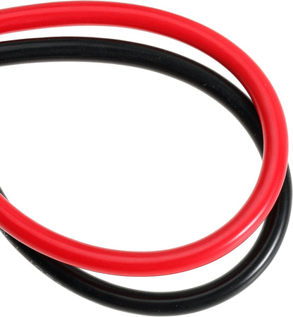 10 AWG SAE to SAE Extension Cable 10 Gauge 2-Pin SAE Connector Extension Cord with Dual Head Plug for Solar Panel Automotive Car Motorcycle 12in
