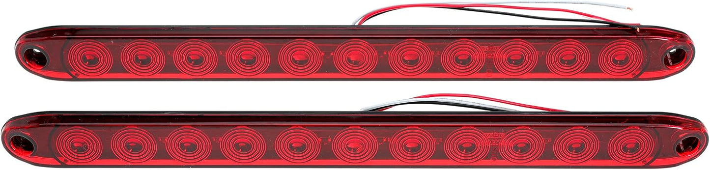 15 Inch 11 LED Trailer Light Bar 12V LED Tail Lights for Park Stop Brake Turn Signal Trailer Car Truck Boat Motorcycle 2PCS