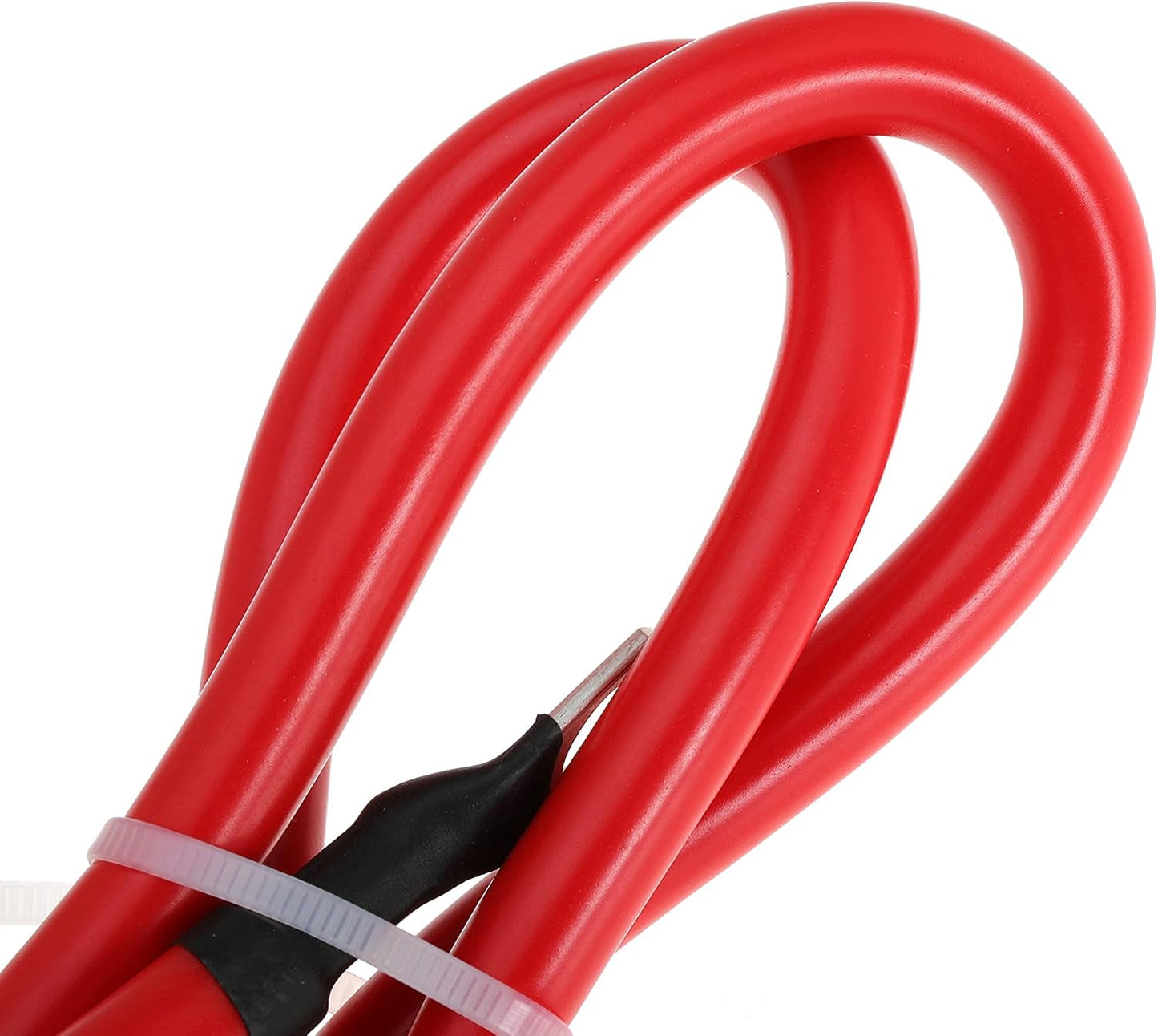 4 AWG Battery Cable 4AWG Gauge Pure Copper Battery Inverter Cables with 3/8 in Lugs Both Ends Power Inverter Wire Set for Automotive Solar Marine Boat RV Car Motorcycle Red and Black (3FT)