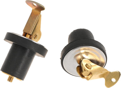 Boat Drain Plug Brass Boat Plug Snap Rubber Plugs Deck Plug for Boat Marine Twist Accessories