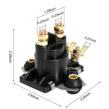 89818997A1 Starter Solenoid Relay for Mercury for Marine Replace 89-818997A1 89-850188t1 89-850187T1 89-818999A2 65W-81941-00-00 12V 4 Terminal 20HP 25HP 40HP 45HP 50HP 55HP 60HP 65HP 70HP 80HP 90HP