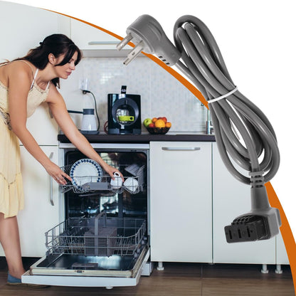 for 00752018 Dishwasher Plug Power Cord for B-osch 300 500 800 Series Dishwashers for SMZPC002UC Plug Power Cord AC Charger