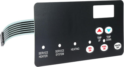 Switch Membrane Pad Replace 42002-0029Z 472610Z for MasterTemp Pool and Spa Heater Electrical System