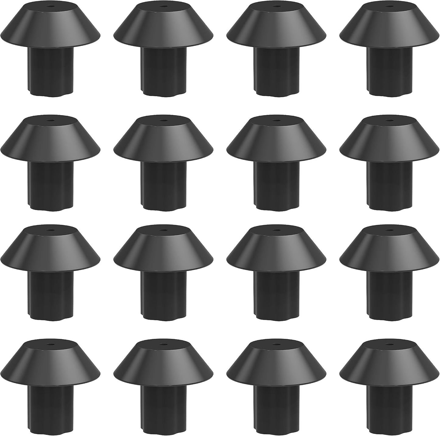 Replacement WB2K101 Stove Grate Rubber Feet for Kenmore for Kitchenaid Gas Range Stove Top Cooktop Burner Grates with 3/16" Hole Replaces WB02K0101 WB02T10461 AP2622260 PS241358, 16pcs