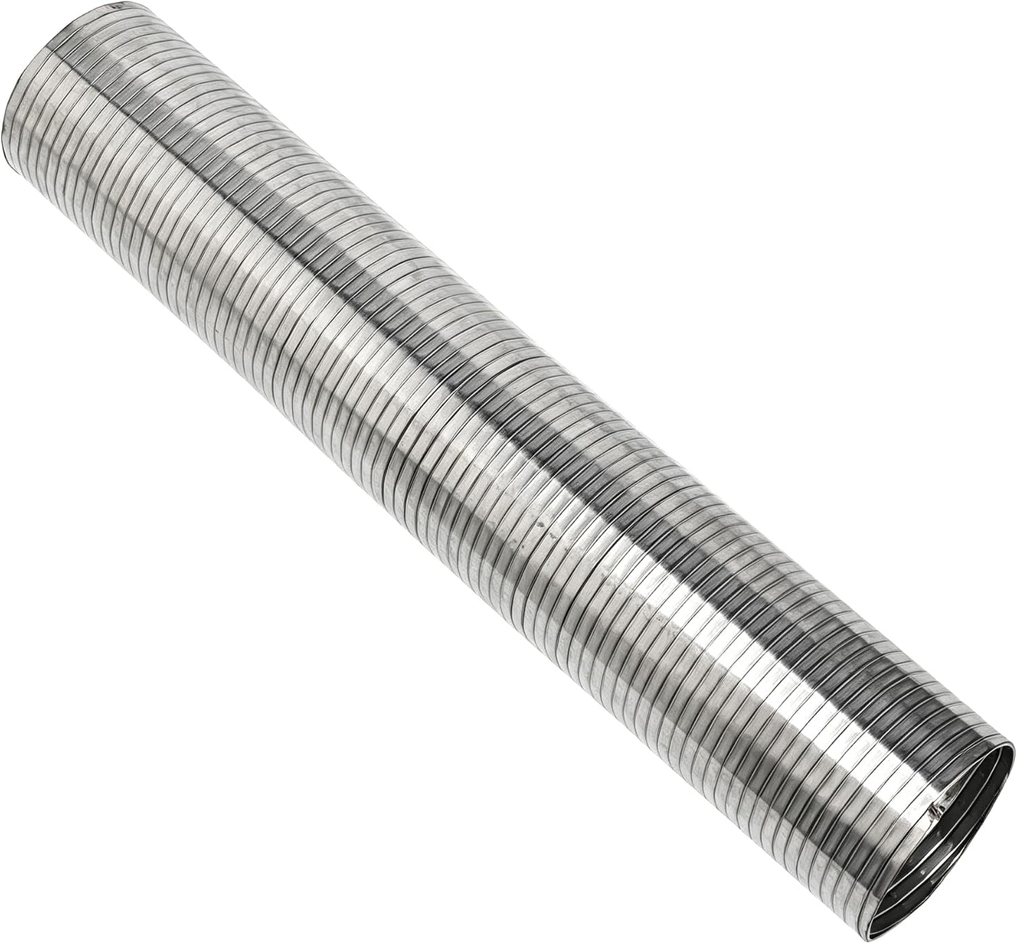 Exhaust Flex Pipe 2" ID x 72" L, Exhaust Hose Tubing with 2pc 2" Clamps