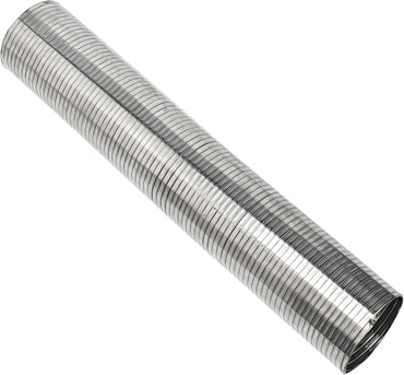 Exhaust Flex Pipe 1.5" ID x 72" L, Exhaust Hose Tubing with 2pc 1.5" Clamps