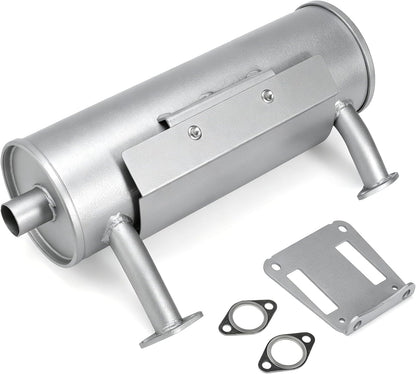 Lawn Mower Muffler Kit Replacement for Kohler CH18-CH25 CH620-740 Engines Replace 24 786 12-S 2478612-S 24-786-12-S 22-24HP Engine Muffler