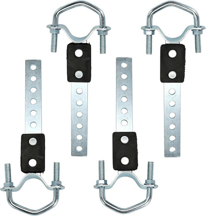 6 Pack Heavy Duty Exhaust Hangers, Universal Exhaust Flexible Swivel Tail Pipe Hanger with Anti-Vibration Design for Cars, SUVS, Trucks
