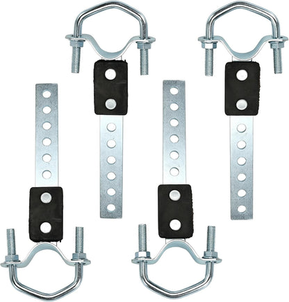 4 Pcs Exhaust Hangers Muffler Hanger Swivel Tail Pipe Universal Exhaust Tailpipe Hanger Heavy Duty Tailpipe Muffler Bracket Flexible Swivel