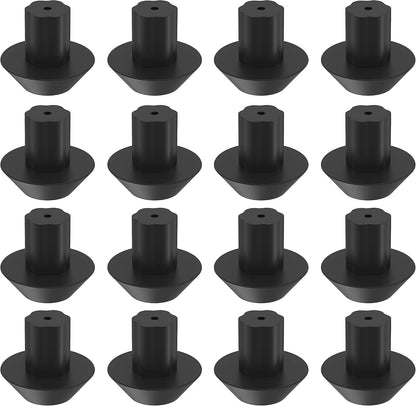Replacement WB2K101 Stove Grate Rubber Feet for Kenmore for Kitchenaid Gas Range Stove Top Cooktop Burner Grates with 3/16" Hole Replaces WB02K0101 WB02T10461 AP2622260 PS241358, 16pcs
