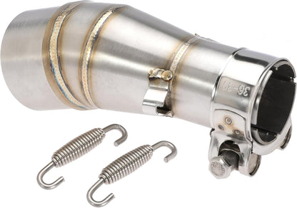 Motorcycle Exhaust Mid Pipe Muffler Mid-pipe for Kawasaki Ninja 250 300 Z250 Z300 2008-2017