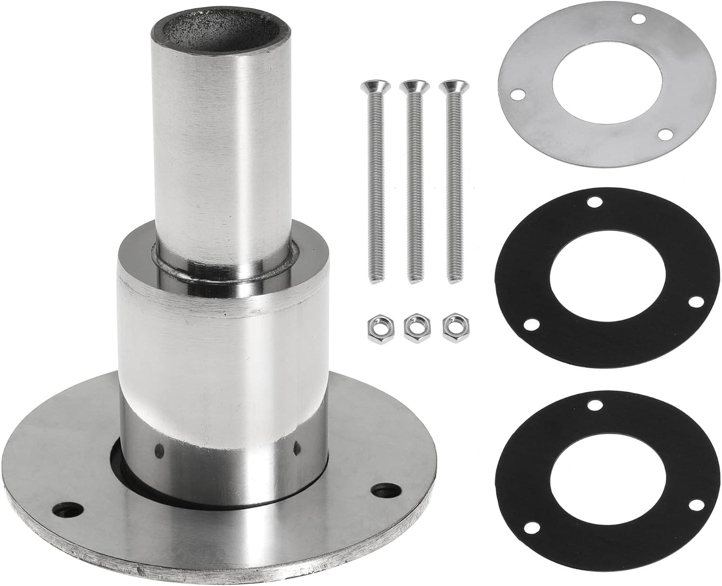 Straight Thru Hull Exhaust Skin Fitting 24mm Tube Pipe Socket for Webasto for Planar for Eberspacher for Chinese Parking Heaters