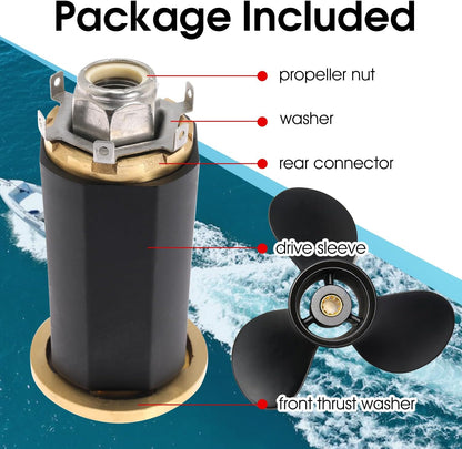 Flo-Torq II Hub Kit Replace 835257Q1 for Mercury 60-300 HP Engines for Mercruiser Alpha Bravo One Drives