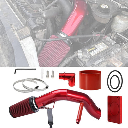 4 Inch 6.0 Cold Air Intake Kit For Ford F250 F350 F450 Excursion 2003 2004 2005 2006 2007 6.0L Powerstroke V8 Diesel Super Duty Aluminum Tube