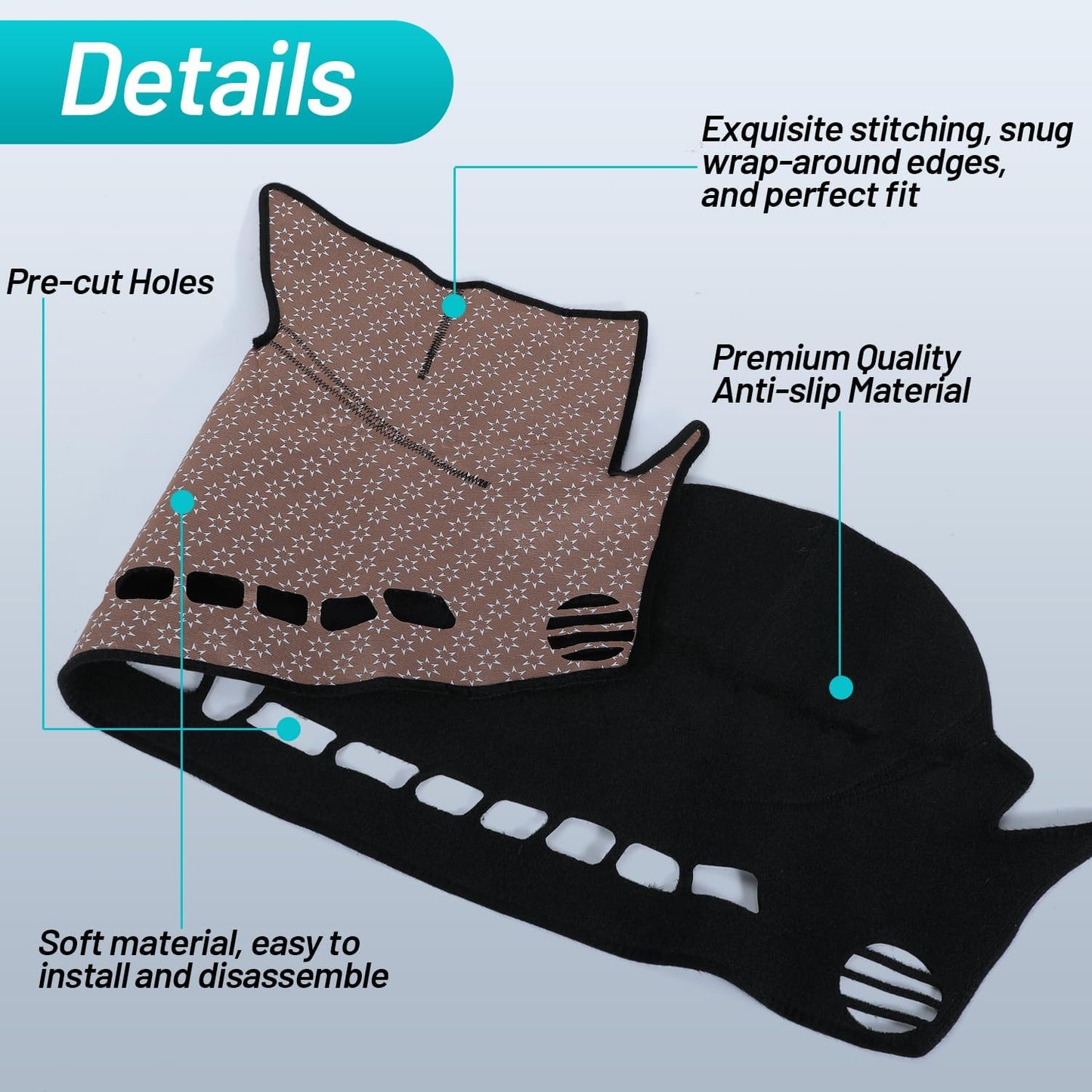 Dashboard Cover Dash Covers Pretector Mat for Hyundai for Sonata 2011 2012 2013 2014 Anti-Slip Dash Board Sunshield